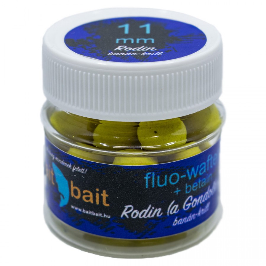 Bait Bait Rodin Fluo Wafters mini bojli+Betain 11 mm Bait Bait Rodin Fluo Wafters mini bojli+Betain 11 mm